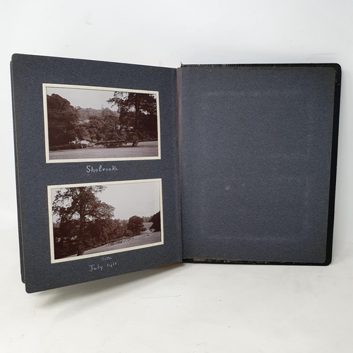 331 - A photograph and scrap album, the Lake District and the Naval Review at Spithead