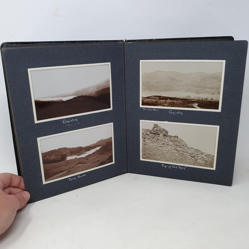 331 - A photograph and scrap album, the Lake District and the Naval Review at Spithead