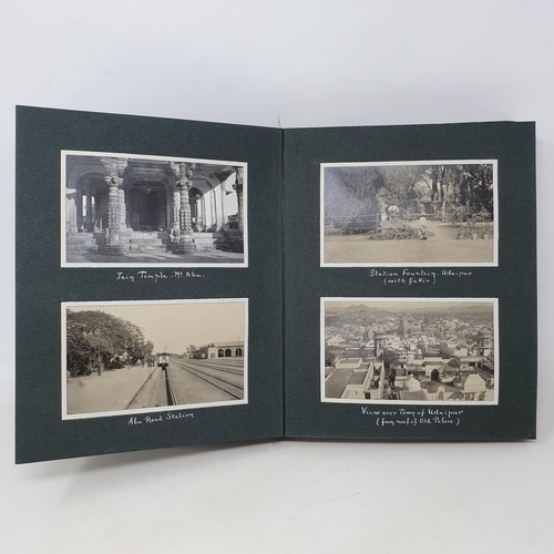 333 - A photograph and scrap album, India, three volumes, Volume 1 dated November 28th 1913