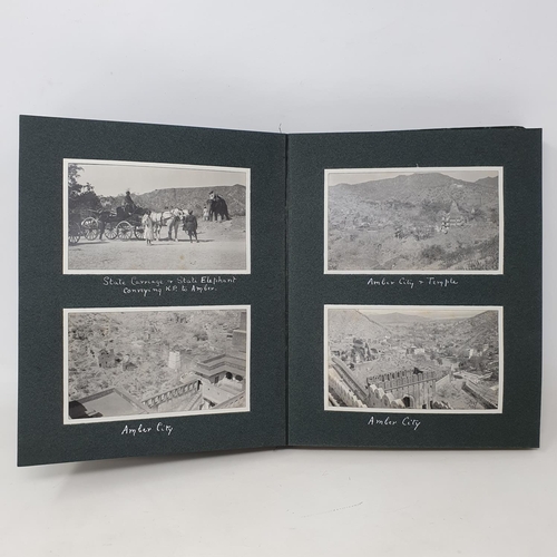 333 - A photograph and scrap album, India, three volumes, Volume 1 dated November 28th 1913