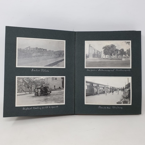 333 - A photograph and scrap album, India, three volumes, Volume 1 dated November 28th 1913