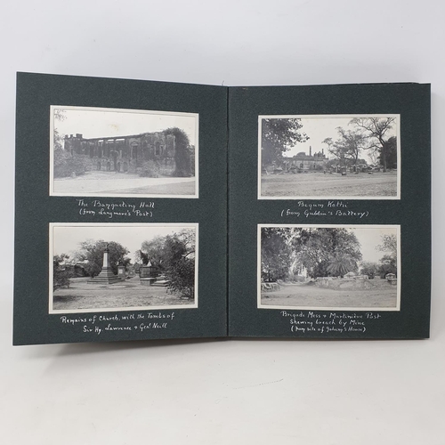 333 - A photograph and scrap album, India, three volumes, Volume 1 dated November 28th 1913