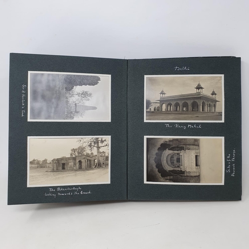 333 - A photograph and scrap album, India, three volumes, Volume 1 dated November 28th 1913