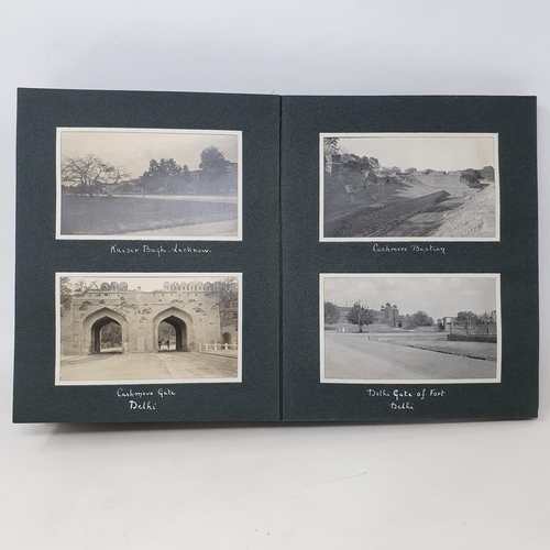 333 - A photograph and scrap album, India, three volumes, Volume 1 dated November 28th 1913