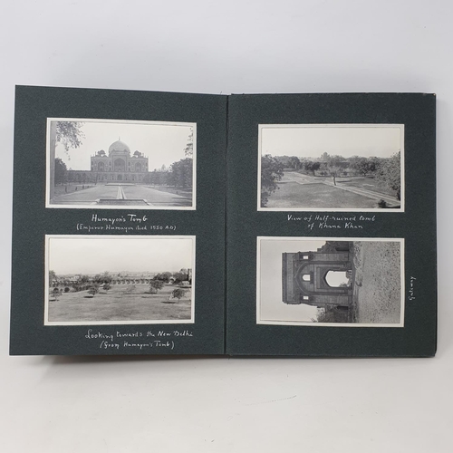 333 - A photograph and scrap album, India, three volumes, Volume 1 dated November 28th 1913