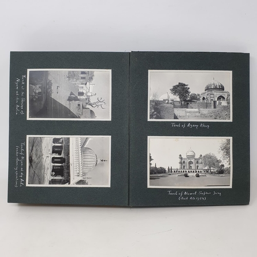 333 - A photograph and scrap album, India, three volumes, Volume 1 dated November 28th 1913