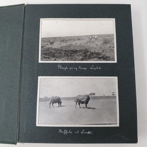 333 - A photograph and scrap album, India, three volumes, Volume 1 dated November 28th 1913