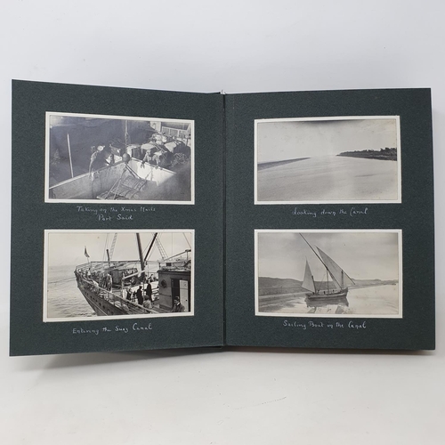 333 - A photograph and scrap album, India, three volumes, Volume 1 dated November 28th 1913