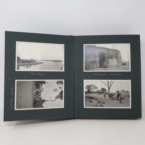 333 - A photograph and scrap album, India, three volumes, Volume 1 dated November 28th 1913