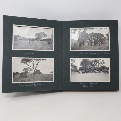 333 - A photograph and scrap album, India, three volumes, Volume 1 dated November 28th 1913