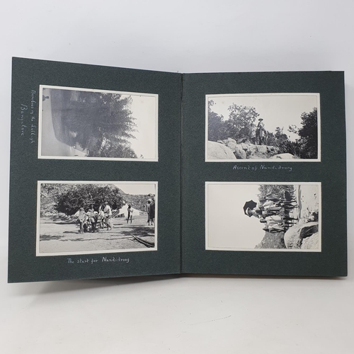 333 - A photograph and scrap album, India, three volumes, Volume 1 dated November 28th 1913