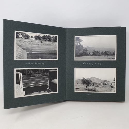 333 - A photograph and scrap album, India, three volumes, Volume 1 dated November 28th 1913