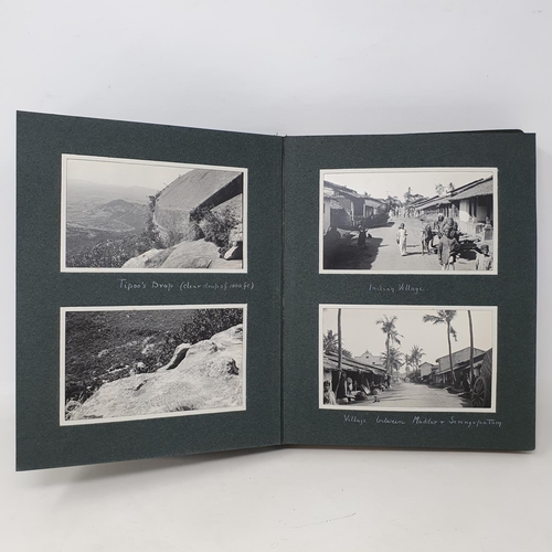 333 - A photograph and scrap album, India, three volumes, Volume 1 dated November 28th 1913