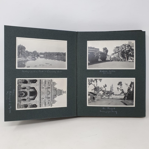 333 - A photograph and scrap album, India, three volumes, Volume 1 dated November 28th 1913