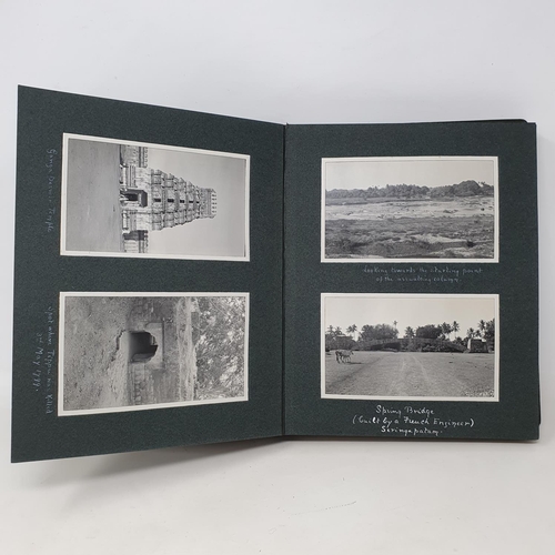 333 - A photograph and scrap album, India, three volumes, Volume 1 dated November 28th 1913