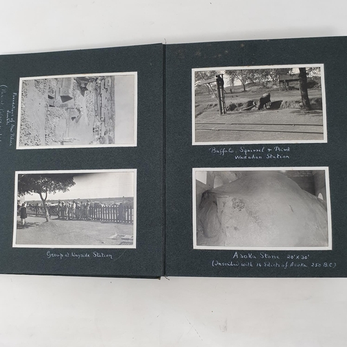 333 - A photograph and scrap album, India, three volumes, Volume 1 dated November 28th 1913