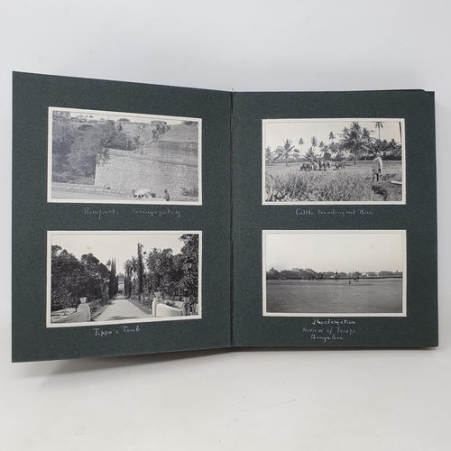 333 - A photograph and scrap album, India, three volumes, Volume 1 dated November 28th 1913