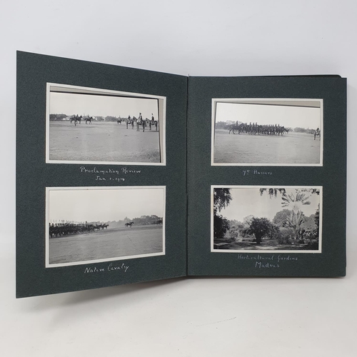 333 - A photograph and scrap album, India, three volumes, Volume 1 dated November 28th 1913