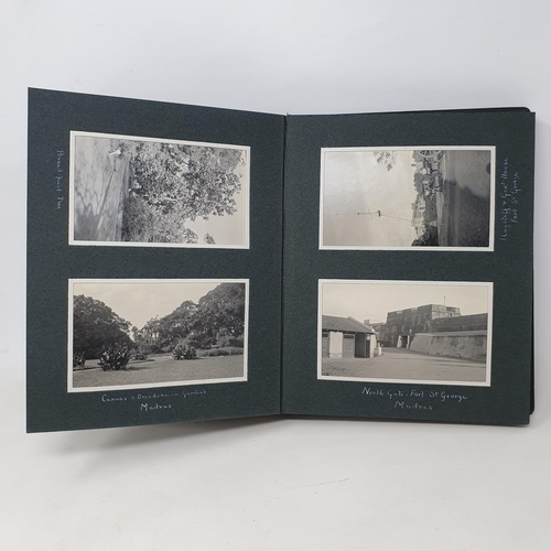 333 - A photograph and scrap album, India, three volumes, Volume 1 dated November 28th 1913