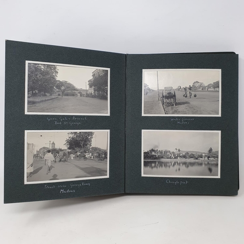 333 - A photograph and scrap album, India, three volumes, Volume 1 dated November 28th 1913