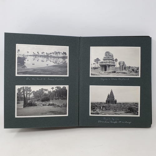 333 - A photograph and scrap album, India, three volumes, Volume 1 dated November 28th 1913