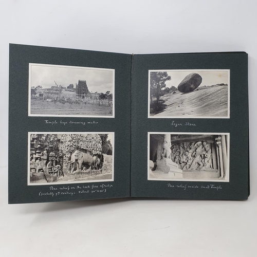 333 - A photograph and scrap album, India, three volumes, Volume 1 dated November 28th 1913