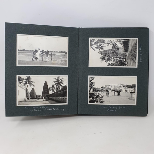 333 - A photograph and scrap album, India, three volumes, Volume 1 dated November 28th 1913