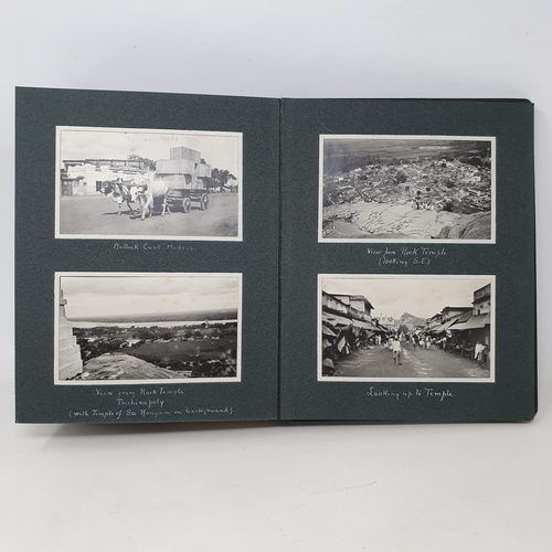 333 - A photograph and scrap album, India, three volumes, Volume 1 dated November 28th 1913