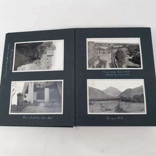 333 - A photograph and scrap album, India, three volumes, Volume 1 dated November 28th 1913