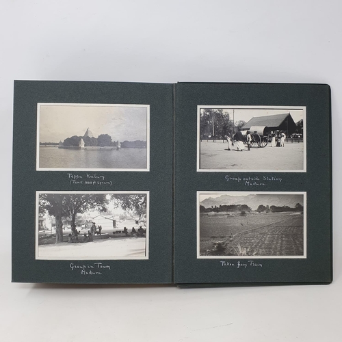 333 - A photograph and scrap album, India, three volumes, Volume 1 dated November 28th 1913