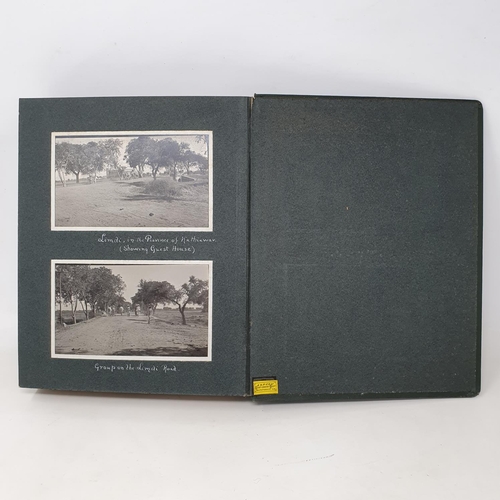 333 - A photograph and scrap album, India, three volumes, Volume 1 dated November 28th 1913