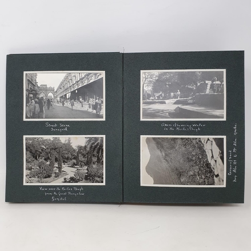 333 - A photograph and scrap album, India, three volumes, Volume 1 dated November 28th 1913