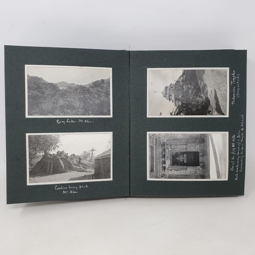 333 - A photograph and scrap album, India, three volumes, Volume 1 dated November 28th 1913