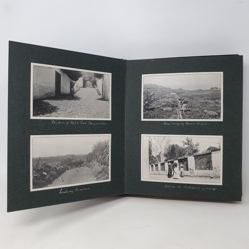 334 - A photograph and scrap album, Les Palmas, 1912 and others,