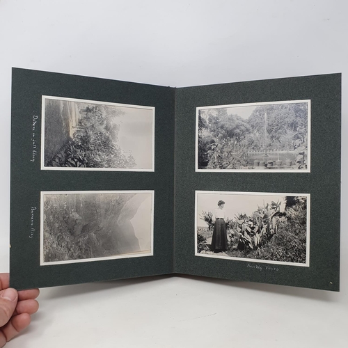 334 - A photograph and scrap album, Les Palmas, 1912 and others,