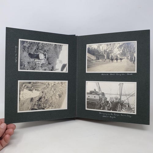 334 - A photograph and scrap album, Les Palmas, 1912 and others,