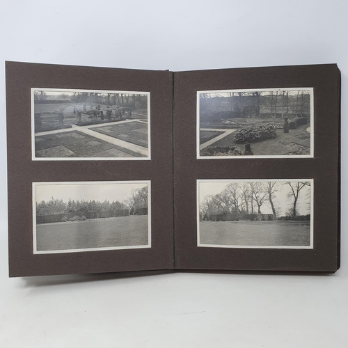 335 - A photograph and scrap album, country estate Life, 1916 to 1921