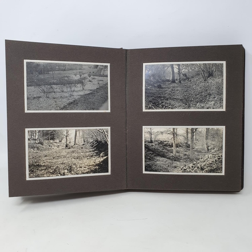 335 - A photograph and scrap album, country estate Life, 1916 to 1921