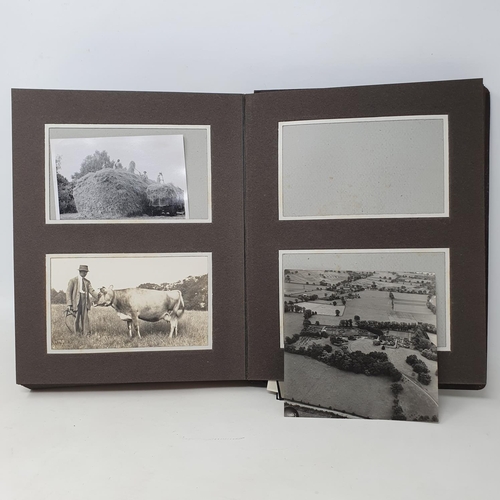 335 - A photograph and scrap album, country estate Life, 1916 to 1921