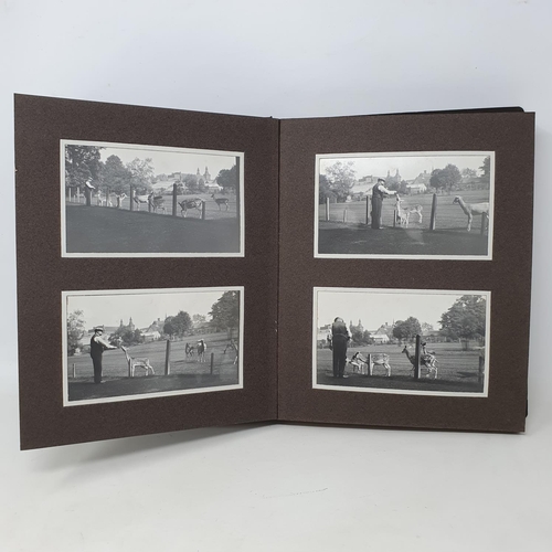 336 - A photograph and scrap album, country estate life