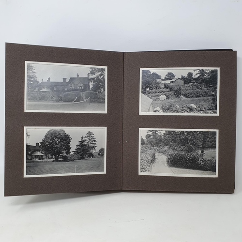 336 - A photograph and scrap album, country estate life