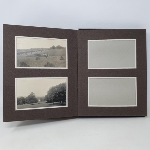 336 - A photograph and scrap album, country estate life