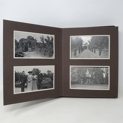 336 - A photograph and scrap album, country estate life