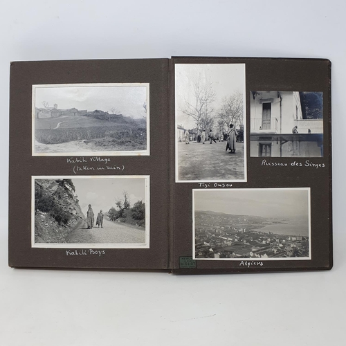 339 - A photograph and scrap album, Algeria, 1928