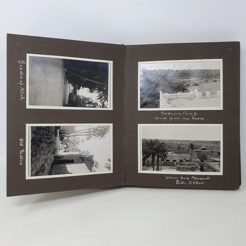 339 - A photograph and scrap album, Algeria, 1928