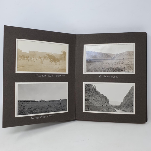 339 - A photograph and scrap album, Algeria, 1928