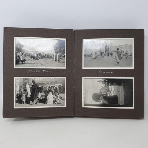 340 - A photograph and scrap album, Tunisia and the Sahara, 1928