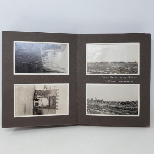 340 - A photograph and scrap album, Tunisia and the Sahara, 1928