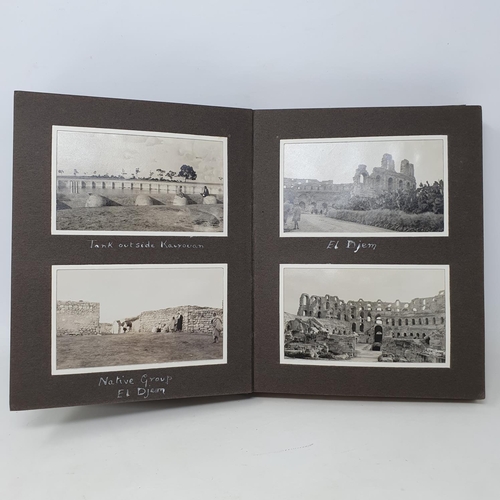 340 - A photograph and scrap album, Tunisia and the Sahara, 1928