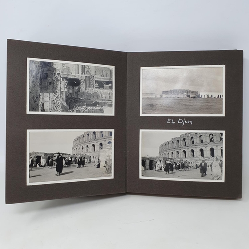 340 - A photograph and scrap album, Tunisia and the Sahara, 1928